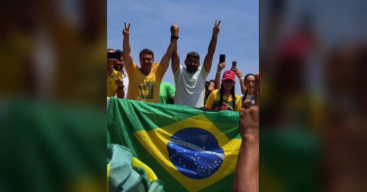 MARABÁ – com Daniel, Flávio Bolsonaro participa de carreata com milhares de apoiadores