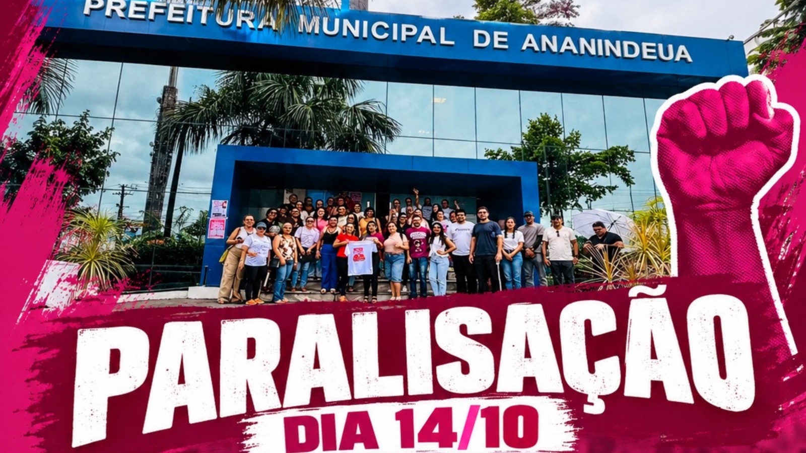 Sintepp ameaça retomar greve em Ananindeua e acusa prefeitura de descumprir acordo com servidores
