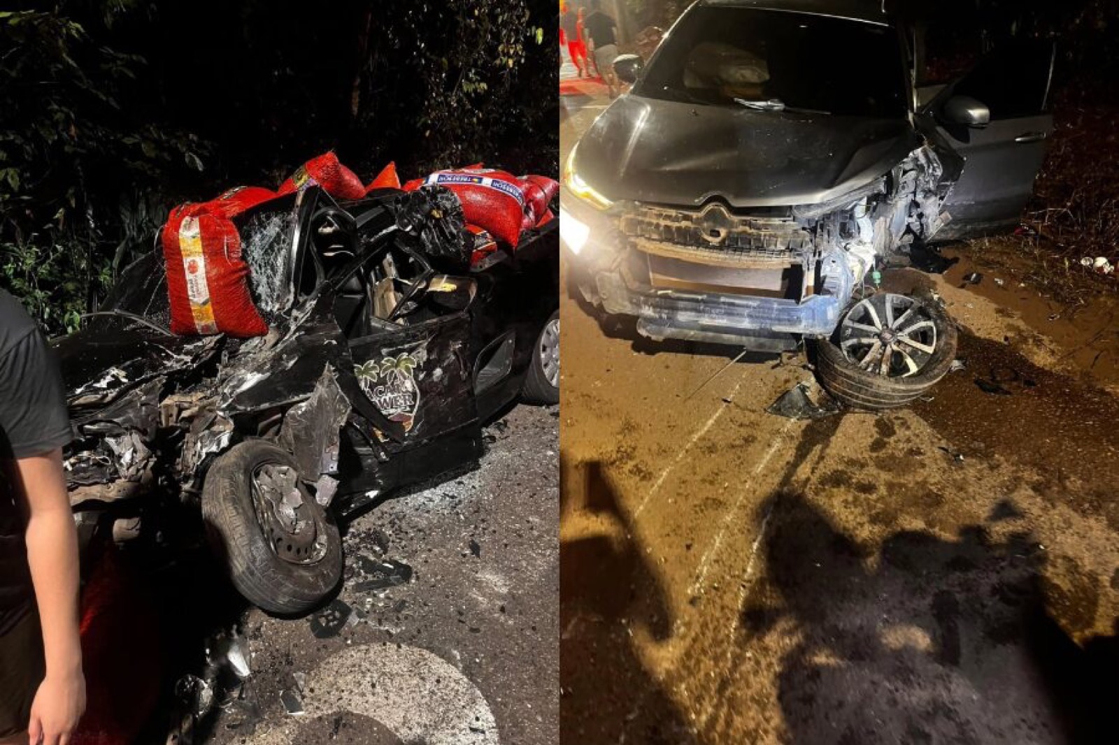 Colisão entre duas picapes deixa feridos e termina com motorista preso na Estrada da Ceasa, em Belém