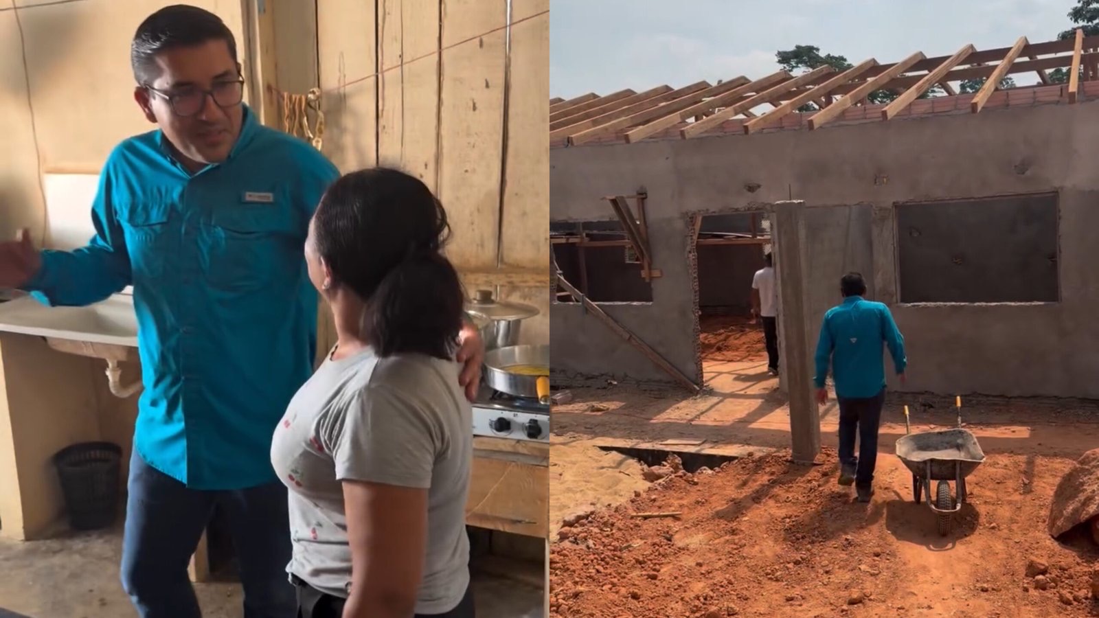 Prefeito Zé Filho visita obra da Escola Frei Damião na Vicinal dos Baianos durante o Dia dos Professores