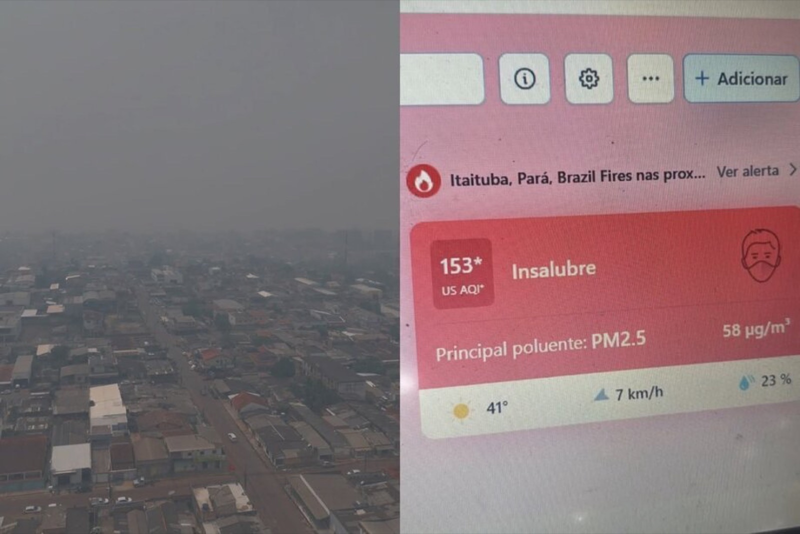 Secretária de Meio Ambiente alerta para qualidade do ar insalubre e risco das queimadas em Itaituba
