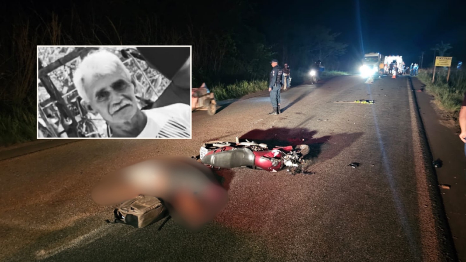 Motociclista morre ao colidir com outra moto em São Geraldo