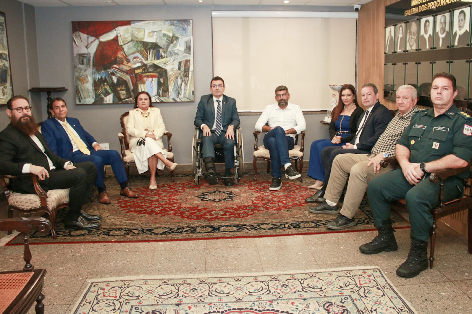 Ministério Público recebe visita institucional do governador eleito Daniel Santos