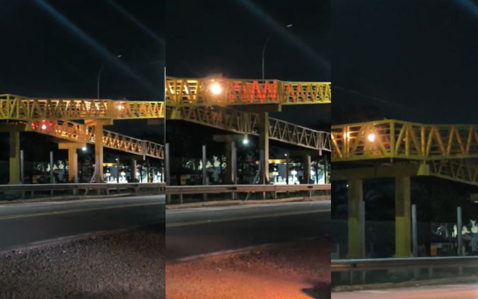 Motociclistas são flagrados usando passarela de pedestres como passagem na BR-163, em Novo Progresso. Vídeo